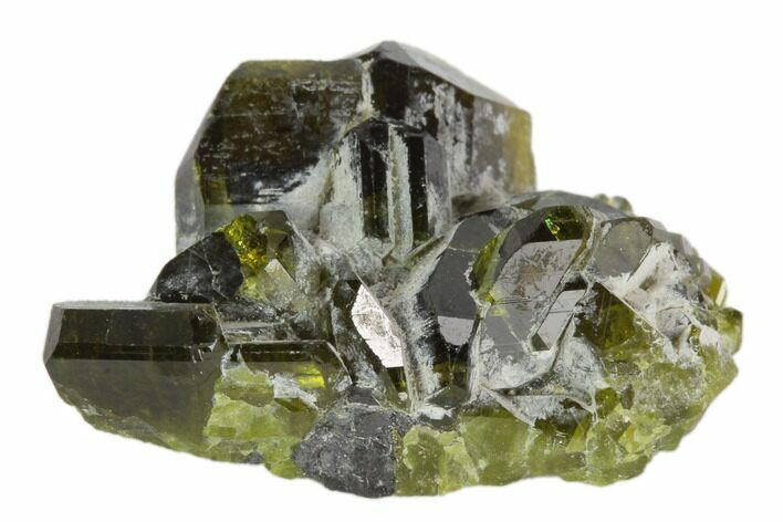 Diopside Crystal Cluster - Afghanistan #122643